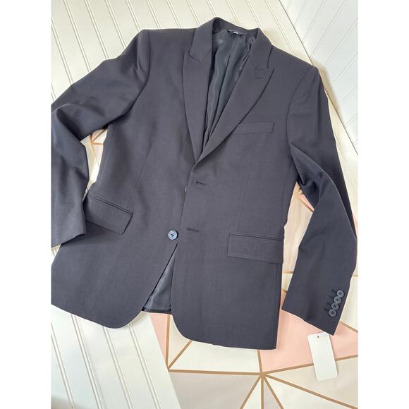 NWT TOD'S Uniform Blue Suit Blazer & Pants Wool Blend Formal Corporate EU 48 M - Picture 2 of 8